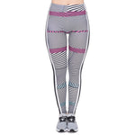 New Arrival leggins mujer hypnotic strips Printing legging feminina leggins fitness Woman Pants workout leggings