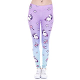 Brand New Fashion Women Leggings Unicorn And Sweets Printing leggins Fitness legging Sexy High waist Woman pants