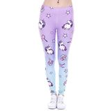 Brand New Fashion Women Leggings Unicorn And Sweets Printing leggins Fitness legging Sexy High waist Woman pants