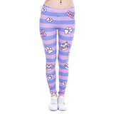 Brand New Fashion Women Leggings Unicorn And Sweets Printing leggins Fitness legging Sexy High waist Woman pants