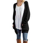 Hot 2020 Women Autumn and winter new plus size long-sleeved sweater knitting cardigan pocket long sleeves sweater