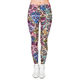 Fashion leggins mujer With Multicolor Pattern 3D Printing legging fitness feminina leggins Woman Pants workout leggings